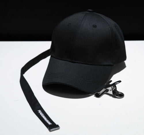 baseball cap with long strap