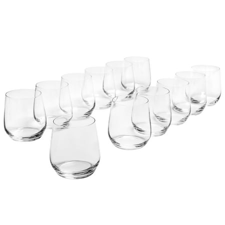 10 Strawberry Street Stemless Wine Glasses, Catering Pack of 12