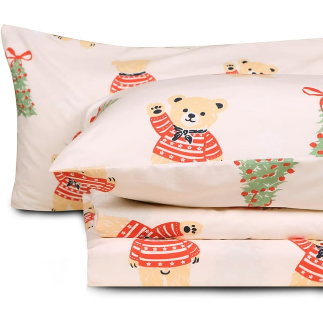 PC Deep Pocket Queen Sheet Set Fit Breathable Microfiber Soft Queen Size Sheet Set Hotel Style Bed Sheet Set for Women Men Flower