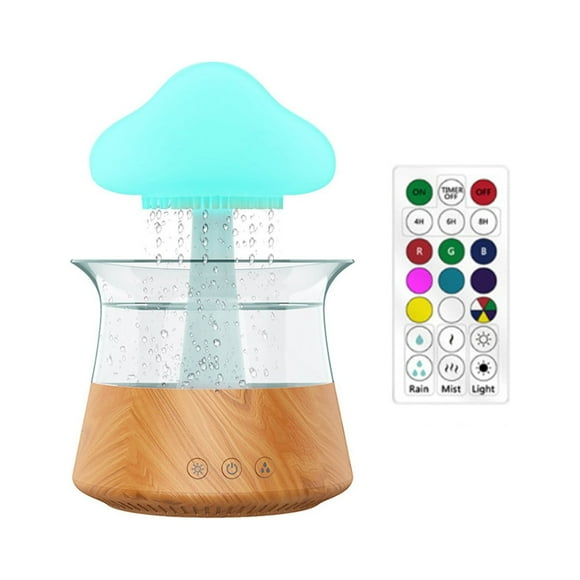 Meiiso Clearance Sales Today Deals Prime! Humidifier Remote Control, Cloud Humidifier Home Creative Large Fog Seven Color Atmosphere Light, Humidifier, 11.7*7.41*7.02In, 1 Humidifier 1 Remote Control