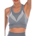 thumbnail image 5 of FUTATA High Impact Sports Bras For Women Seamless Padded Yoga Bras Push Up Racerback Bras Bralettes For Yoga Running Active Gym Workout Fitness Bras, 5 of 6