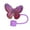 C1,Purple, variant on SLUOHZXI 1Pcs Butterfly Straw Covers Cap ,Glitter Silicone Straw Topper ,Reusable Straw Cap Stopper for Straws Tip Lids