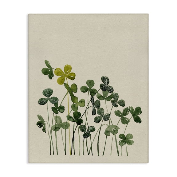 Stupell Industries French Country Hidden Gems Clovers Canvas Art, 16 x 20, by Grace Popp