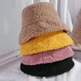 thumbnail image 1 of Travelwant Winter Bucket Hat for Women Warm Fur Faux Plush Bucket Hats Fisherman Cap, 1 of 7
