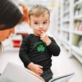 thumbnail image 4 of Shamrock Lucky Charmer Toddler Long Sleeve T Shirt, 4 of 5