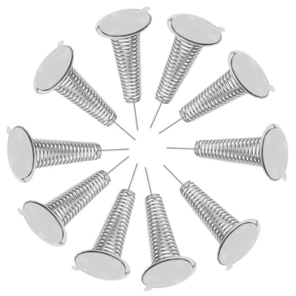 10pcs Car Dashboard Toy Base for Bobblehead Spring Base DIY Car Dashboard Dancing Doll Toy Base