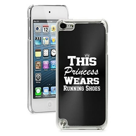 Plus Ipod Running Shoes For Apple iPod Touch 5th / 6th Generation Hard Back Case Cover This Princess Wears Running Shoes ()