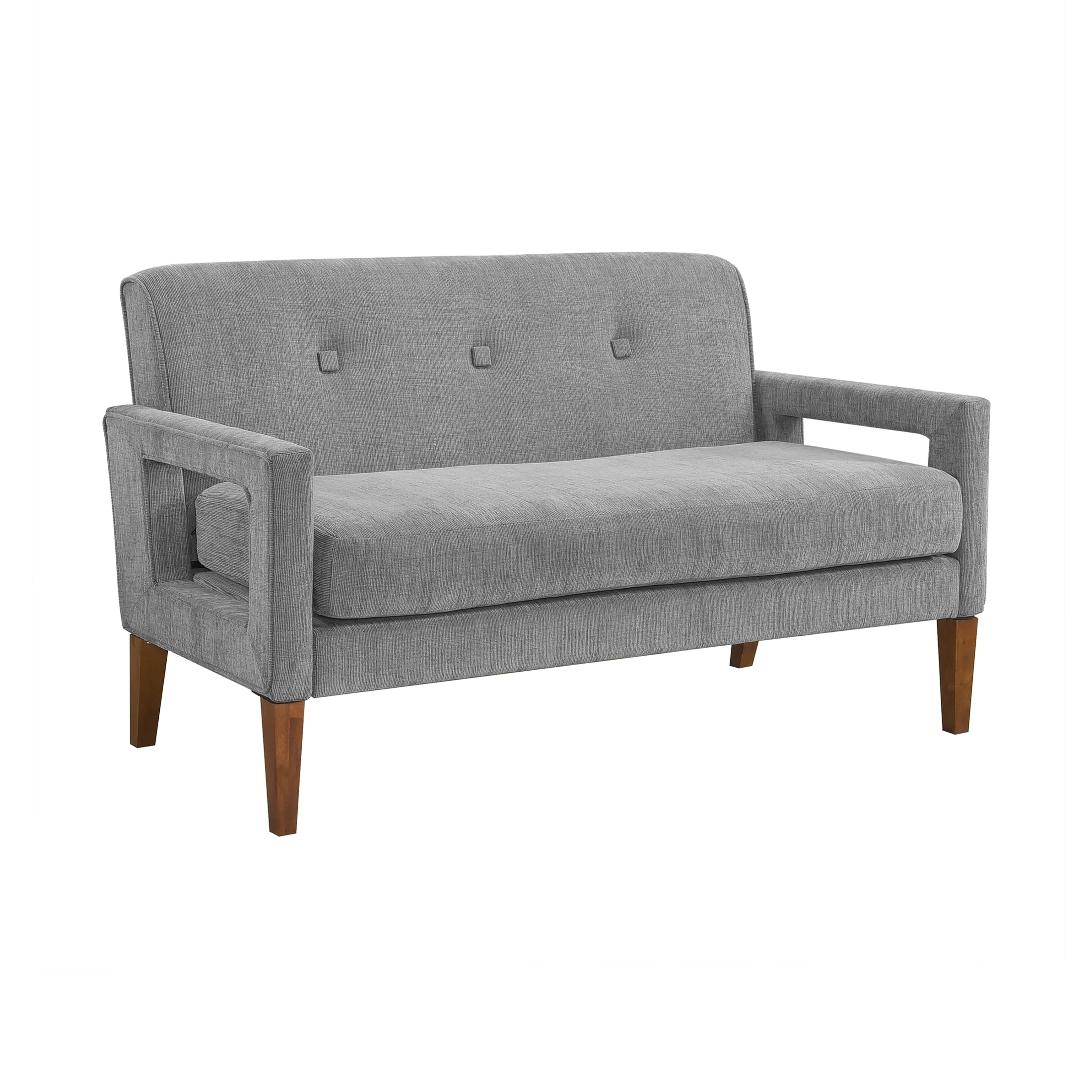 OakvillePark Vanton Chenille Loveseat, Gray