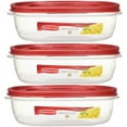 thumbnail image 1 of Recipientes de almacenamiento de alimentos Utensilux Rubbermaid, 9 tazas, 7 piezas, 1 of 6
