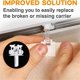 thumbnail image 3 of Vertical blind replacement part plastic vertical blind repair kit for curtain, 3 of 5