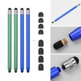 thumbnail image 4 of Yeacher 2 in 1 Universal Touchscreen Stylus Pen for All Touchscreen Tablets Cell Phones with 8 Extra Replaceable Soft Rubber Tips 4pcs 2Royal Blue/2Green, 4 of 8