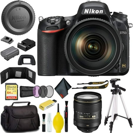 Image of Nikon D750 DSLR Camera with 24-120mm Lens Pro Bundle