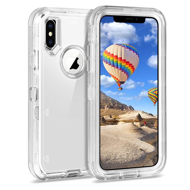 Funda Case Uso Rudo 360 NETONBOX para iPhone X / Xs Antishock 3 en 1 Acrigel