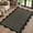 Black Stripe, variant on Checkered Easy Jute Entryway Rug, 2x3 Washable Non Slip Kitchen Rug, Indoor Outdoor Door Mat, Farmhouse Low Pile Floor Black Rugs for Porch Doorway
