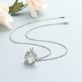 thumbnail image 6 of Crystal Hummingbird Ashes Urn Cremation Jewelry Crystal Circle Urn Ashes Necklace for Women Men Memorial Keepsake Necklace of Loved One, 6 of 7
