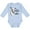 AE-Light Blue, variant on Inktastic Easily Distracted by Goats Cute Goat Boys or Girls Long Sleeve Baby Bodysuit