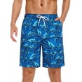 thumbnail image 5 of DAKIMOE Mens Swim Trunks with Compression Liner Quick Dry Board Shorts Beach Sports Short for Men Swimming Bathing Suits with Pockets Swimwear Surfing S to XL, 5 of 8