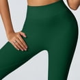 thumbnail image 4 of Women's High Waisted Ribbed Seamless Yoga Leggings Tummy Control Workout Pants, 4 of 9