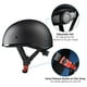 thumbnail image 3 of AHR German Style Half Face Motorcycle Helmet DOT Bike Chopper Cruiser Scooter, 3 of 9