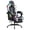 Rgb Lvory, variant on WDZS Gaming Chair, Video Game Chair with Footrest and Massage Lumbar Support, Ergonomic Computer Chair Height Adjustable with Swivel Seat and Headrest (Dark Black)