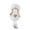 White, variant on FFENYAN Christmas Tree Ornament Christmas Decoration Christmas Bow Plush Ball Angel Pendant Christmas Tree Girl Angel Pendant White
