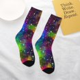 thumbnail image 4 of Uemuo Bright Universe Printed Kids Boys Socks Seamless Crew Socks Crazy Funny Athletic Sport Socks for Children, 4 of 6