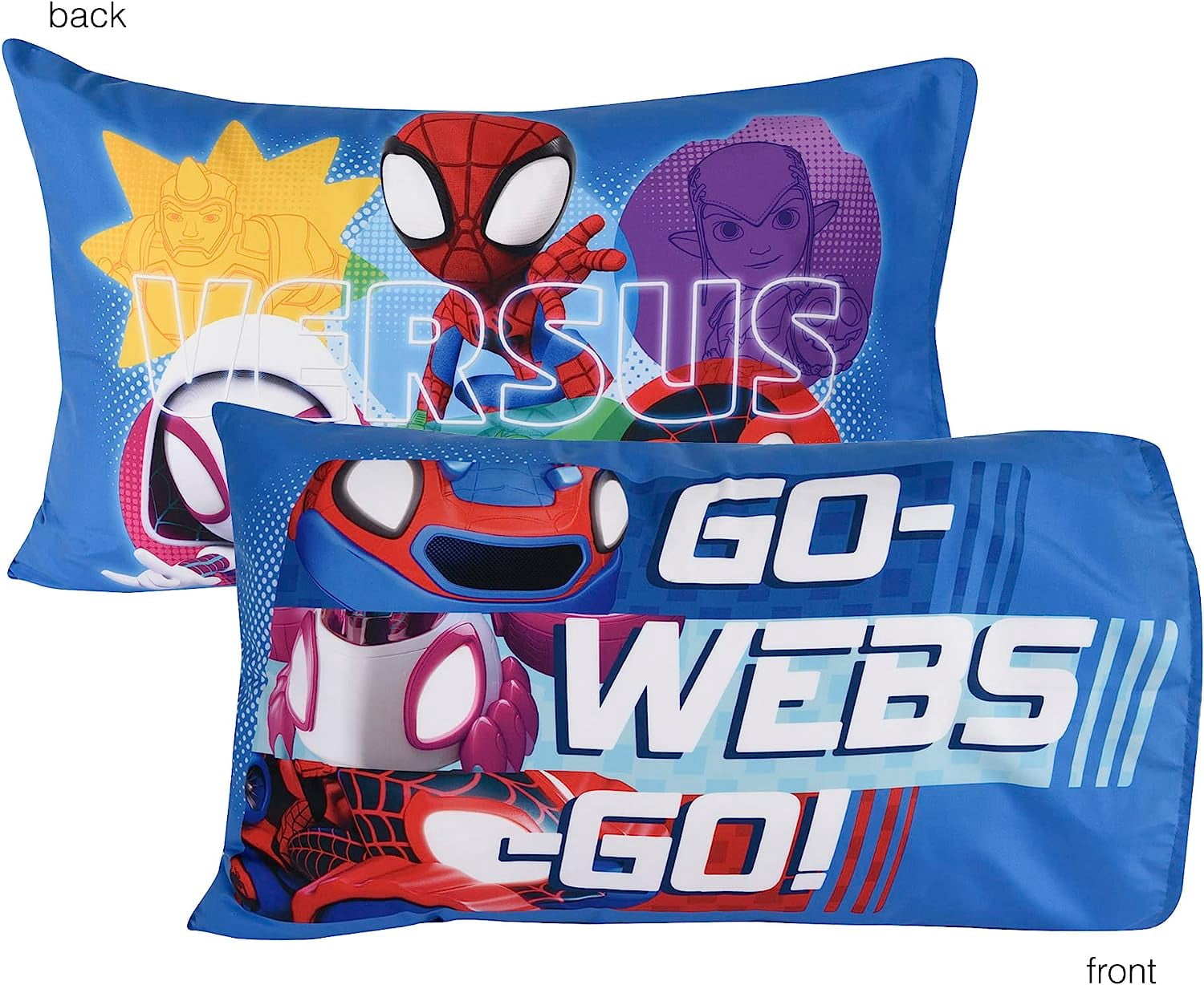 Spidey & His Amazing Friends Toddler Sheet Set for Kids - 3 Pcs Bedding Set - Pillowcase , Comforter and Fitted Sheet