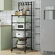 thumbnail image 2 of Estante Organizador Almacenamiento Estantes 5 Niveles 110 Libras Con Ruedas Rodantes para Lavandería Baño Garaje, 2 of 9