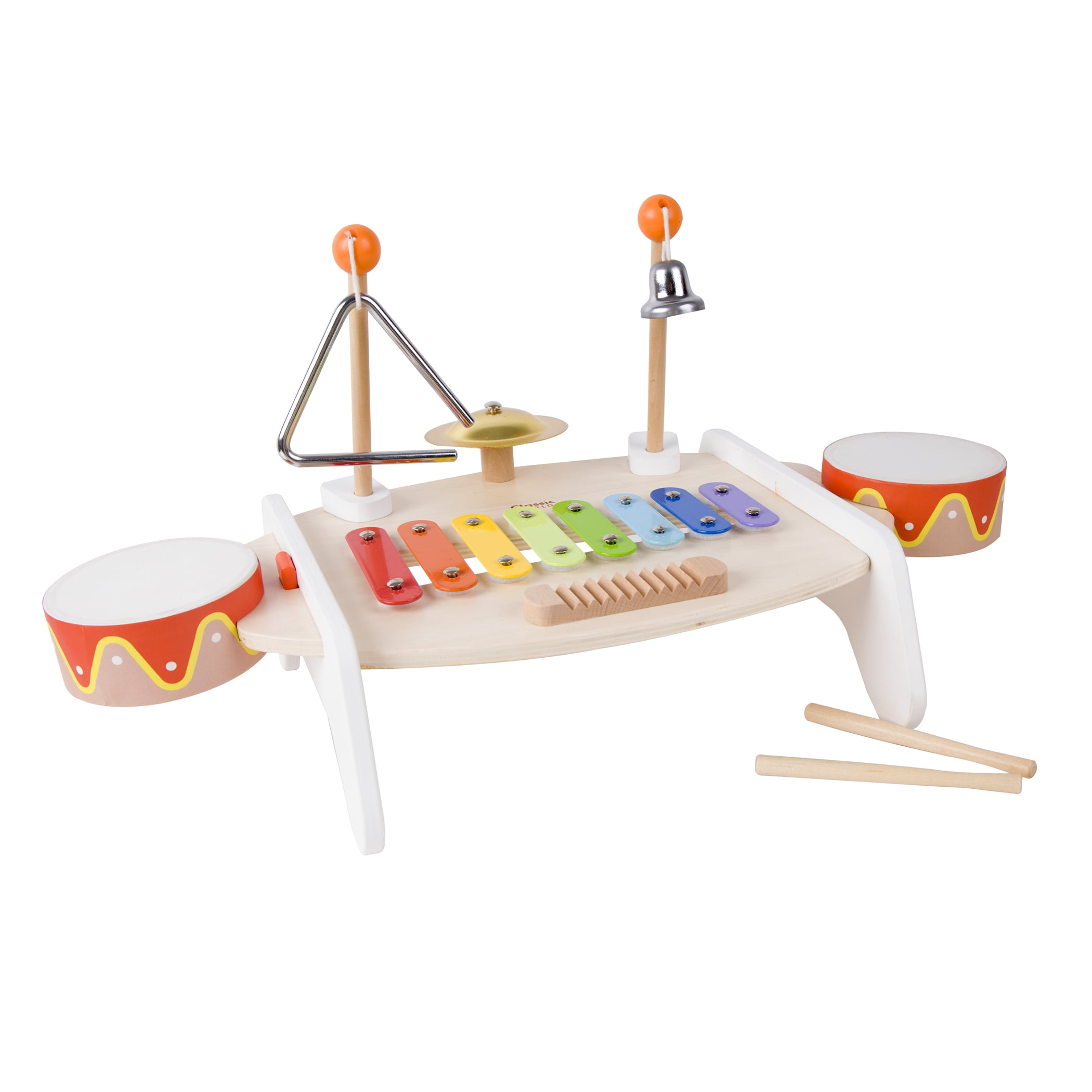 wooden music table baby