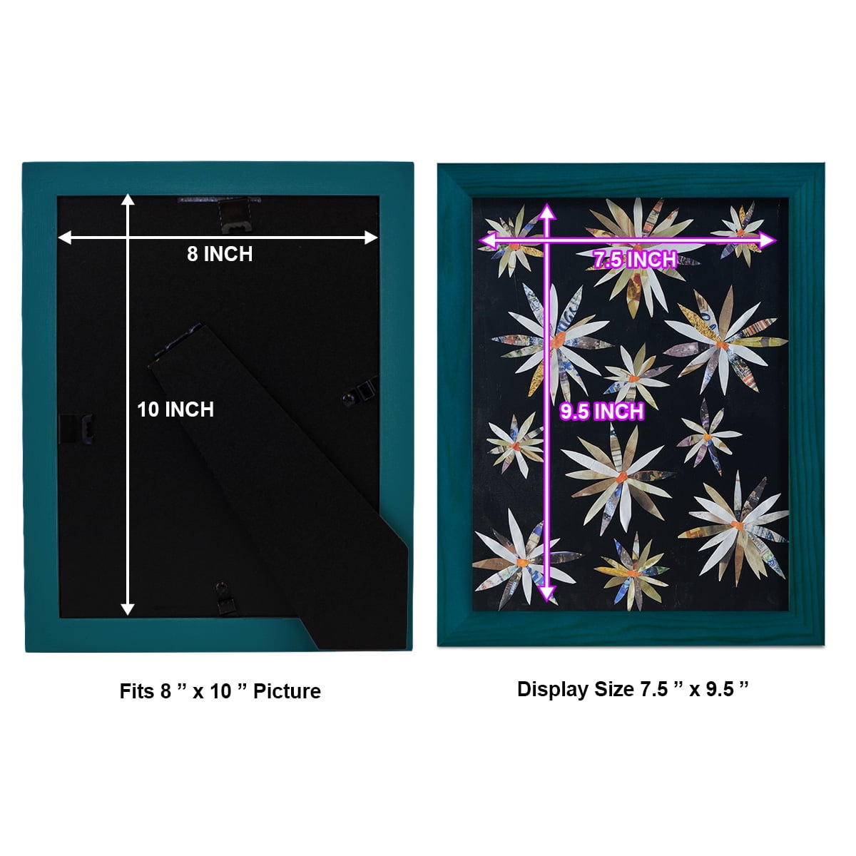 Starburst Too I - Framed Print w/glass - Ocean Blue