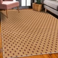 thumbnail image 3 of Polka Dots Decorative Rug, Tiny Little Retro Circles Vintage Style Geometric Round Motifs Composition, Quality Carpet for Bedroom Dorm and Living Room, 6 Sizes, Persian Orange, by Ambesonne, 3 of 4
