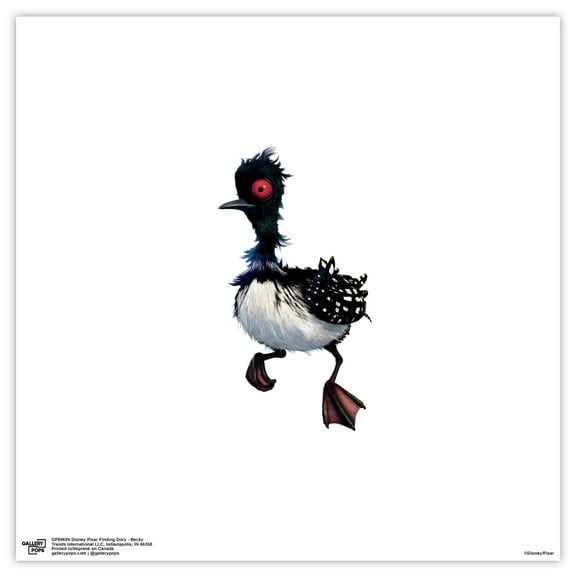 Gallery Pops Disney Pixar Finding Dory - Becky Wall Art, Unframed Version, 12" x 12"