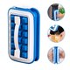 thumbnail image 5 of Bandeja de hielo sanitaria para congelador - Haga y sirva hielo sin tocar el hielo - Bandeja de silicona para cubitos de hielo con tapa - Máquina para hacer cubitos de hielo para 18 cubitos, 5 of 5