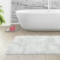thumbnail image 6 of Nestl Super Soft Shaggy Bath Rug, Absorbent Bathroom Rug, 17" x 24", White, 6 of 6
