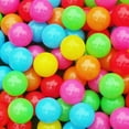 thumbnail image 5 of 100 Pit Balls-7 Bright Colors Crush Proof Plastic Balls for Toddlers Babies Colorful Playpen Balls for Tent Pool Bounce House Party Decoration, 5 of 10