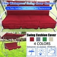 thumbnail image 3 of kayannuo Swing Cover Chair Waterproof Cushion Patio Garden Yard Outdoor Seat Replacement, 3 of 4