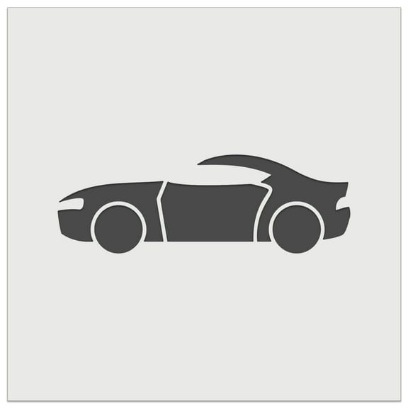 Sports Car Muscle Hot Rod Automobile Vehicle DIY Cookie Wall Craft Stencil - 5.5 Inch