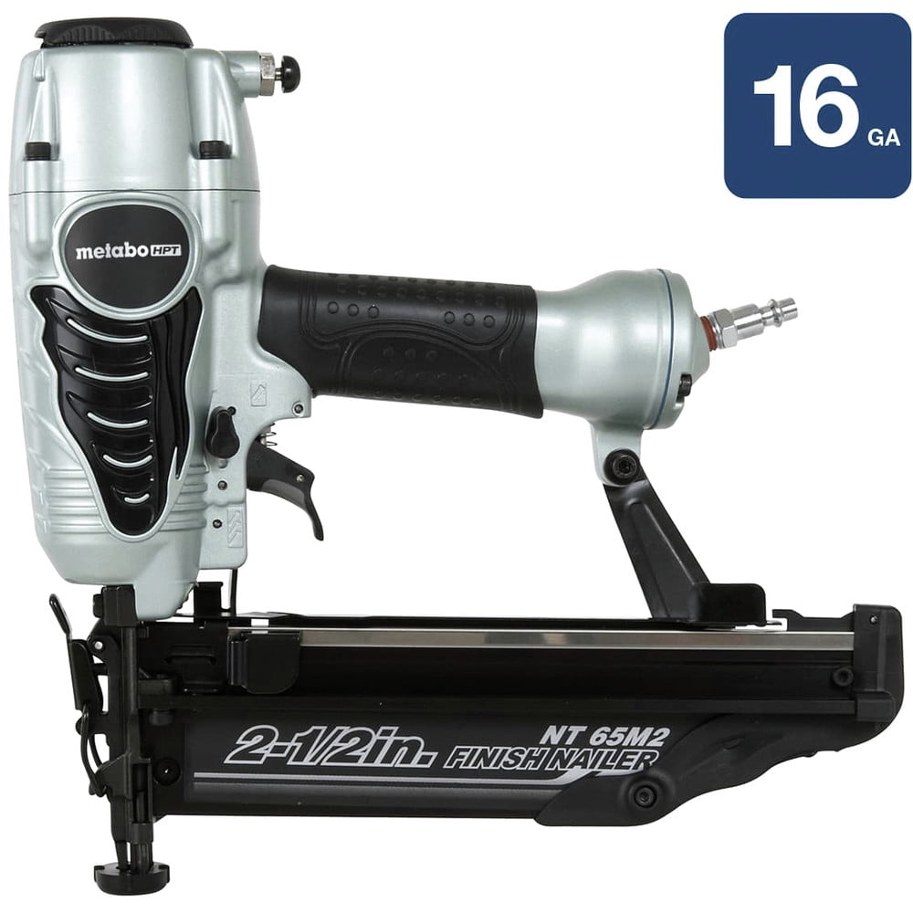 Metabo HPT NT65M2SM 16Gauge 21/2 in. OilFree Straight Finish Nailer