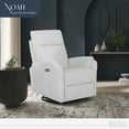 thumbnail image 4 of Evolur Noah Power Recline Glider, Fog Grey, 4 of 23