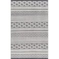 thumbnail image 2 of Hauteloom Hala Wool Living Room, Bedroom Area Rug - Contemporary - Ivory, Black - 18" Sample, 2 of 6