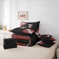 thumbnail image 6 of Manfei Initial Letter J 7 Pieces Bedding Comforter Set,Football Sport Lovers Full Bedding Set,Rugby Gamer Gaming Fitted Sheet Flat Sheet For Kids,Breathable Bedroom Decoration Reversible, 6 of 8