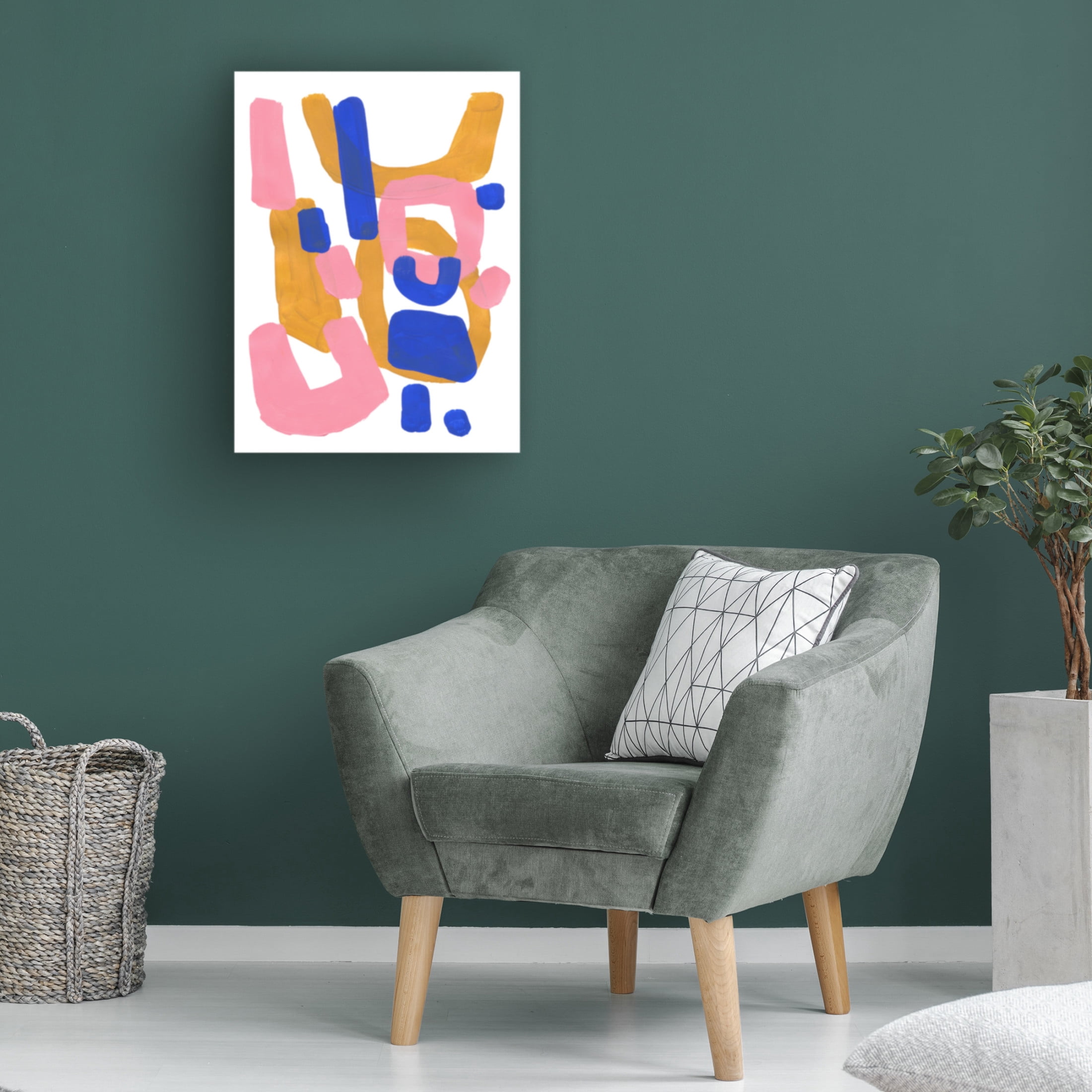 Trademark Fine Art Ejaaz Haniff Pink Smile Canvas Wall Art