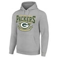 thumbnail image 2 of Men's Starter Heather Gray Green Bay Packers -80s Inspired Pullover Hoodie, 2 of 3