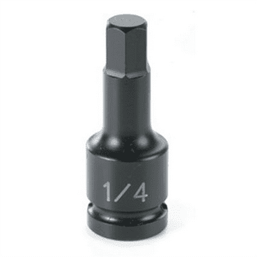 Grey Pneumatic 1/4" Drive x 2.5mm Hex Driver