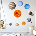 thumbnail image 4 of ziyahi PVC Wall Sticker Luminous Wall Sticker 9 Planet Solar System Wall Stickers Planetary Sticker Easy to Use Wall Decorations Set for Home Bedroom Living Room Office, 4 of 9