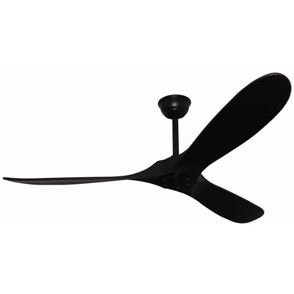 Goozegg 60 in Black  Ceiling Fans with Remote Control, Reverse Airflow, Modern