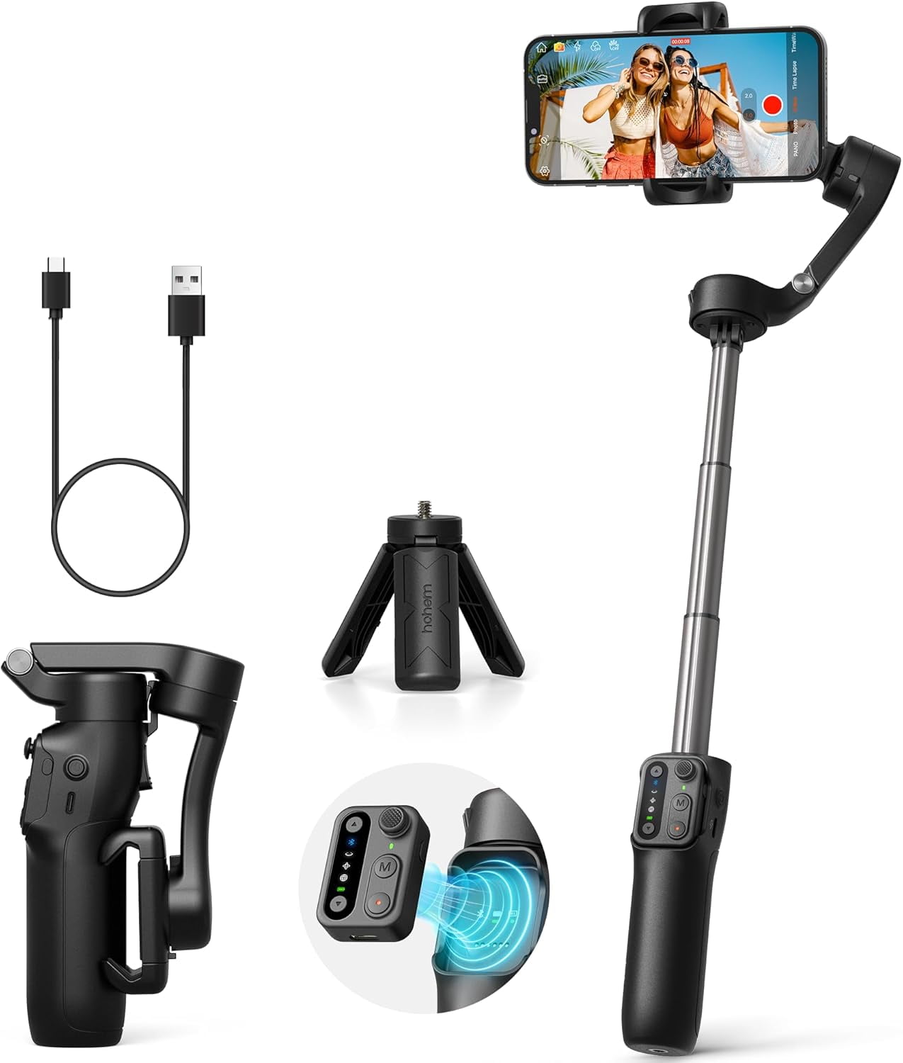 DJI OM 4 - Handheld 3-Axis Smartphone Gimbal Stabilizer with
