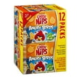 Nabisco Cheese Nips Angry Birds Baked Cheddar Snack Crackers, 1 Oz., 12