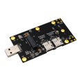 thumbnail image 1 of Adaptador M2 Key B a USB 3.0 con ranuras para tarjetas Nano SIM dobles para módulo 3G 4G 5G, 1 of 2