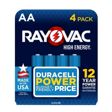 Rayovac High Energy AA Batteries (4 Pack), Double A Batteries